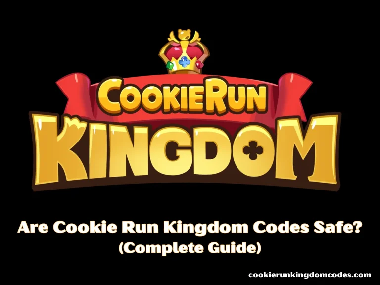 Are Cookie Run Kingdom Codes Safe